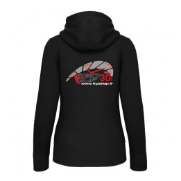 Sweat shirt zippé capuche femme, FCP 30 ans