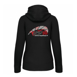 Sweat shirt zippé capuche...