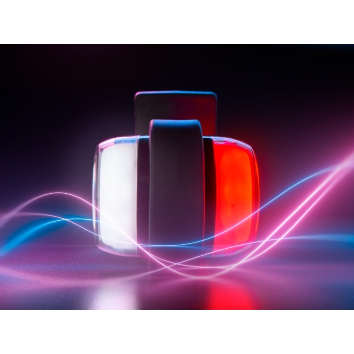 Feu de position orange avec clignotant STRANDS FREEDOM GROUND - 12 leds