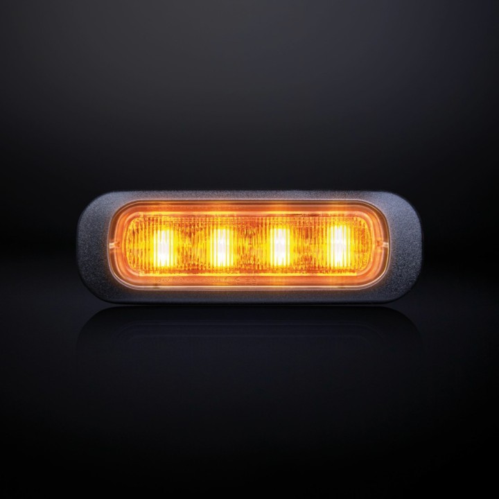 Feu flash STRANDS DARK NIGHT 4 leds - lentille claire