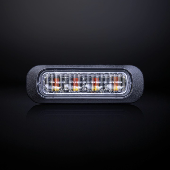 Feu flash STRANDS DARK NIGHT 4 leds - lentille claire