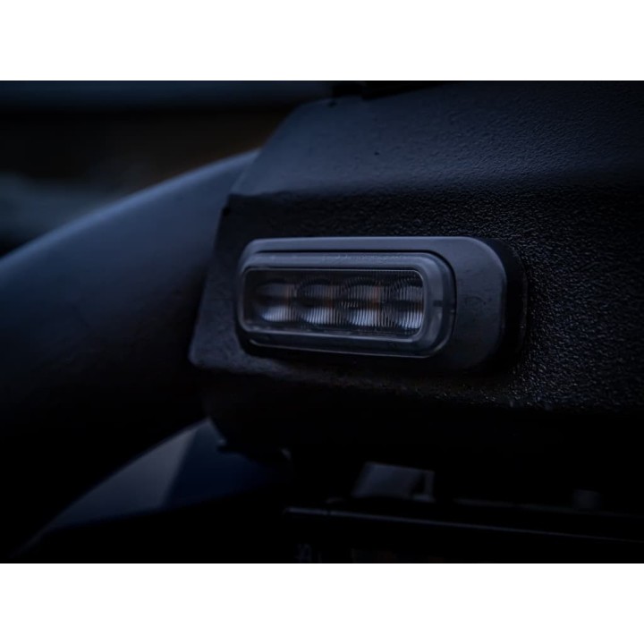 Feu flash STRANDS DARK NIGHT 4 leds - lentille claire