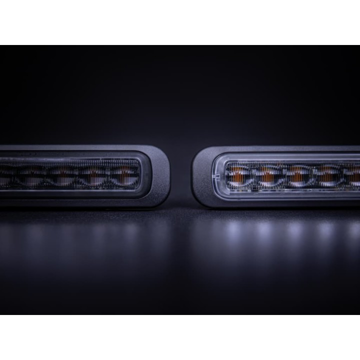 Feu flash STRANDS DARK NIGHT 4 leds - lentille claire