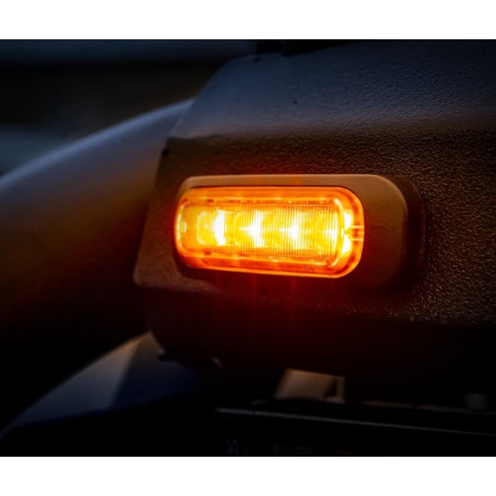 Feu flash STRANDS DARK NIGHT 4 leds - lentille claire