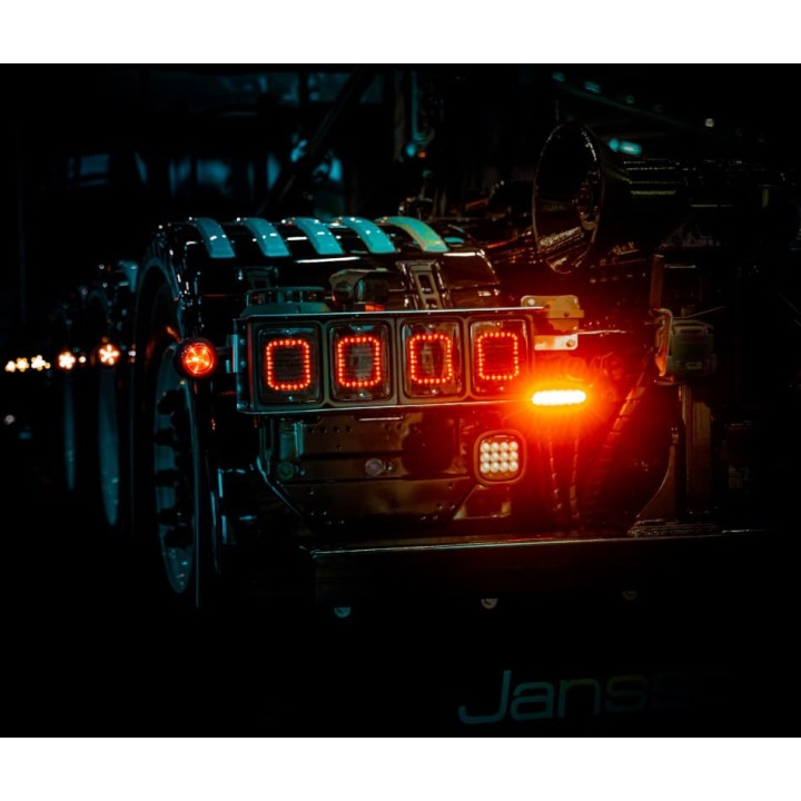 Feu flash STRANDS DARK NIGHT 4 leds - lentille claire