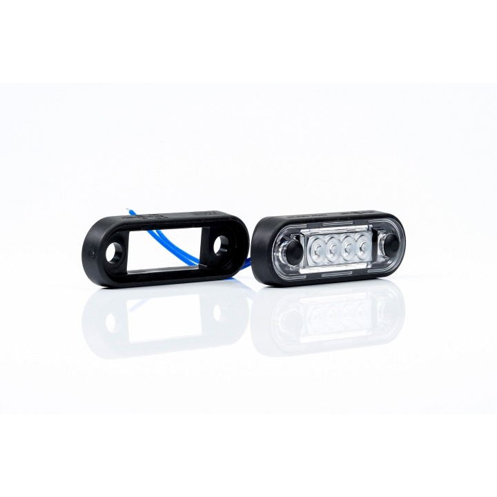 Feu de position orange 4 leds - modèle sombre