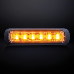 Feu flash STRANDS DARK NIGHT 6 leds - lentille claire