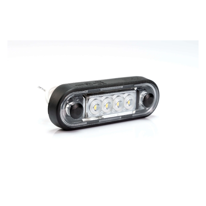 Feu de position orange 4 leds - modèle clair