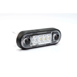 Feu de position rouge 4 leds - modèle clair