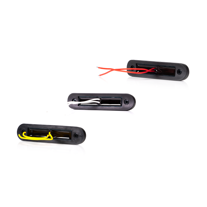 Feu de position rouge 8 leds - modèle sombre