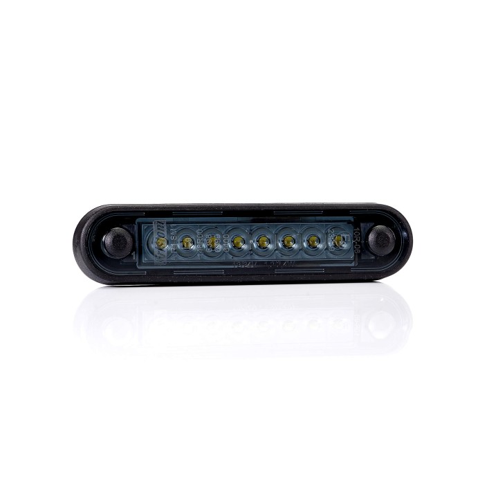 Feu de position rouge 8 leds - modèle sombre
