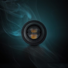 Feu flash rond orange STRANDS DARK KNIGHT GLORIA 21 modes - lentille fumée