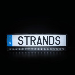 Support de plaque à 16 leds NUUK E-LINE - STRANDS