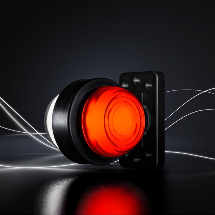 Feu de position Viking Super Dark Rouge - STRANDS
