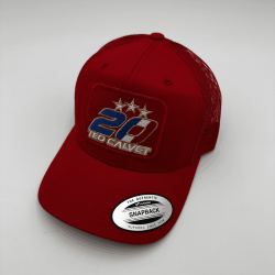 Casquette Téo Calvet rouge